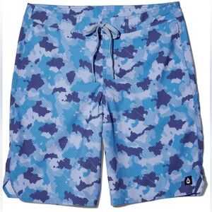O’rageous Blue Camo Men's Swim Board Shorts